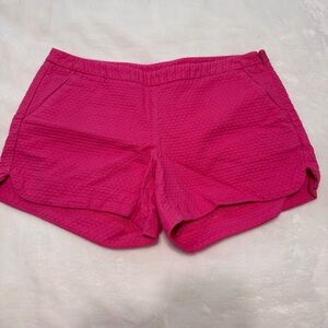 Lilly Pulitzer Hot Pink Textured Adie Shorts